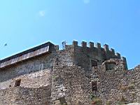 Meyras, Chateau de Ventadour, Hourds et creneaux